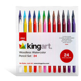 PRO Woodless Watercolor Pencils 24 Colors
