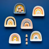 Rainbows Shaped Pinch Bowls Set of 6