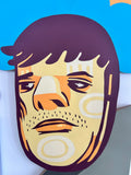 “Face with Blue Cloud” original artwork by Dan Duffy