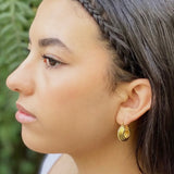 Mind’s Eye Deco Huggie Earrings