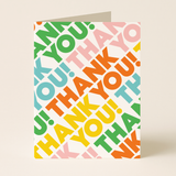Colorful Thank You Card – Bold Gratitude Card