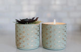 Garden Terrace Concrete Candles