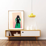 SEEK Vibrant Giclée Art Print by Renée Staeck
