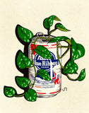 PBR Beer Can Print