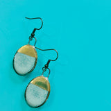 Ceramic Half-Dipped Earrings