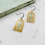 Saguro Stained Glass Earrings
