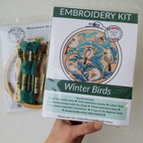 Winter Birds Embroidery Kit