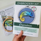 Chameleon Embroidery Kit