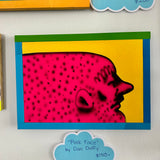 Pink Face -original artwork by Dan Duffy