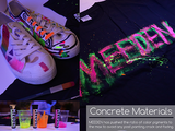 MEEDEN Fluorescent Acrylic Paint Set, Heavy Body Neon Acrylic Paint Tubes, 6 Colors 0.74 oz/22 ml, Glow in the Dark Acrylic Paints, Non Toxic Art Craft Paints for Artists Adults Beginners