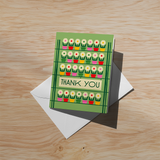 Flower Shelf Soft Touch Greeting Card |