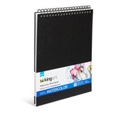 Watercolor Sketchbook - Top Spiral - 10" x 12" - 30 Sheets