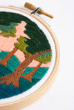 Forest Walk Mini Embroidery Kit | Beginner Craft Kit