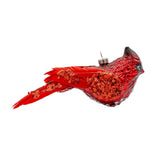 Holiday Glass Ornament – Feathered Cardinal