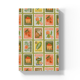 Garden Stamps  Soft Touch Classic Layflat Notebook