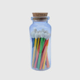 Rainbow Matches in Corked Glass Vial