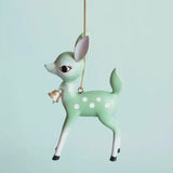 Retro Deer Holiday Ornament