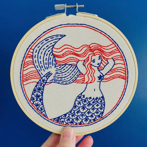 Mermaid Embroidery Kit