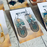 Nouveau // Stained Glass Resin Earrings