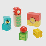 Busy Garden Wooden Blocks