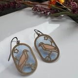 Peregrin Stained Glass Resin Earrings