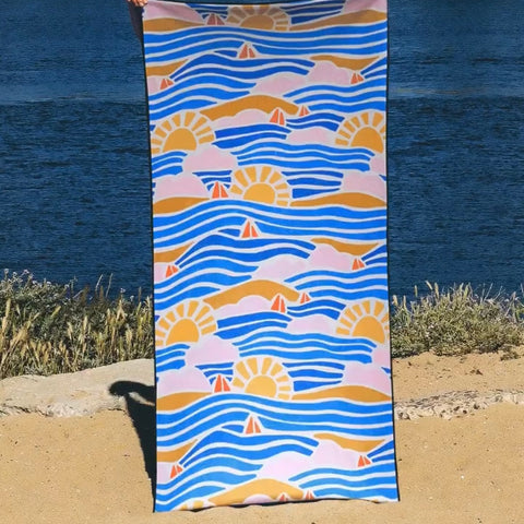 Geometry Beach Towel