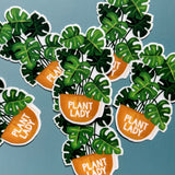 Plant Lady Vinyl Sticker