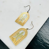 Saguro Stained Glass Earrings
