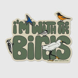 I’m With The Birds Sticker
