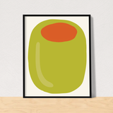 Olive art print