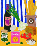 Art Print - Italian Foods