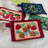 Strawberries Keyring Wallet