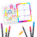 Dual Brush Pen Art Markers: Bright - 10-Pack