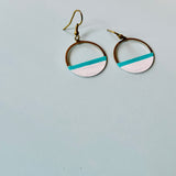 Dear Darlington Crescent Hoop Shoreline Earrings