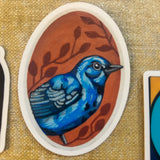 Dear Darlington Indigo Bunting Sticker