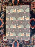 Peacock Linen Stitched Journal with Gold Foil | Dot Grid Not