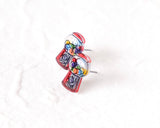Retro Gumball Machine Stud Earrings