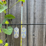 Mirror // Stained Glass Resin Earrings