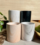 Biophilia: White Marble + Pure Fresh Air Scented Candle