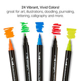 PRO Twin-Tip™ Acrylic Paint Pens – 24 Colors