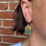 Nave // Stained Glass Resin Earrings