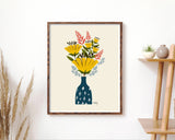 Be Deeply Rooted - floral illustration print