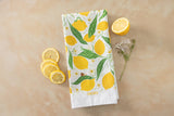 Lemon Grove Tea Towel - Garden Kitchen Tea Towel Decor