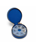 Daily Pill Case w/ Removable Pill Organizer - "Caviar Tin"