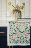 Hummingbird Tea Towel - Spring & Garden Bird Kitchen Decor