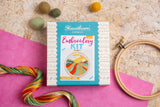 Harvest Time Mini Embroidery Kit | Craft Kit for Beginners