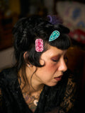 Gemstone Hair Clip Set