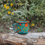 Enamel Coffee & Camp Mug | Garden Buzz | Bees | 16oz