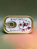 Tinned Fish Candle  Smoked Rose Water Handmade Soy Wax