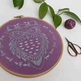 Owl Rikrack Embroidery Kits